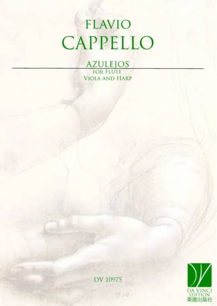 Azulejos, for Flute, Viola and Harp (With Parts)